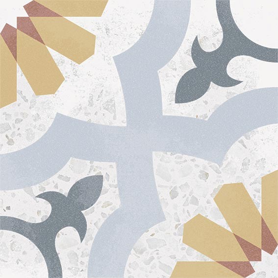 Carrelage Aspect terrazzo Straci motif sofia 20x20 cm