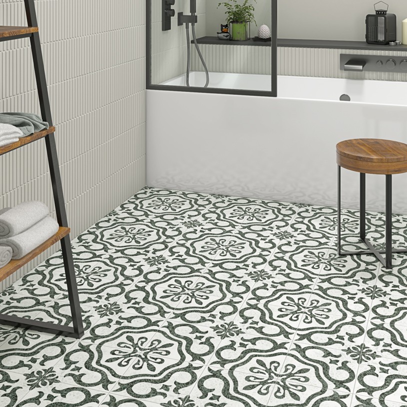 Carrelage Aspect terrazzo Straci motif luca 20x20 cm