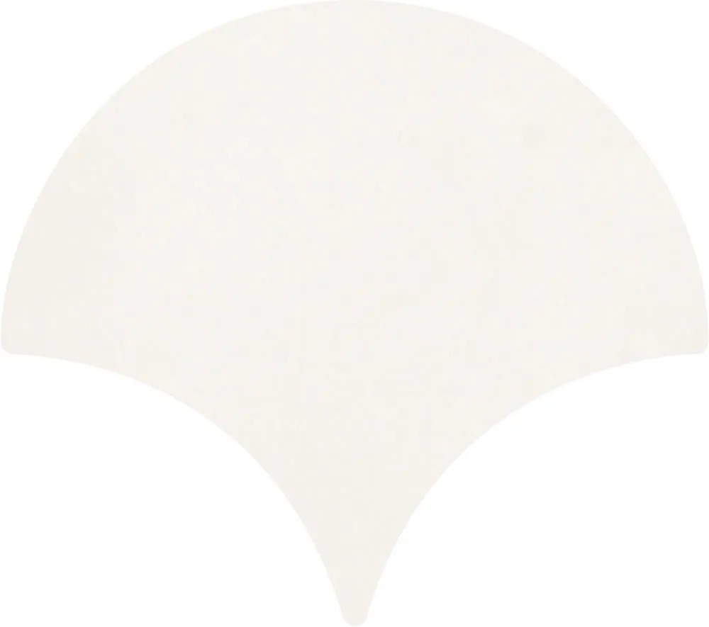 Carrelage ecaille de poisson Fisho blanc brillant 15x17 cm