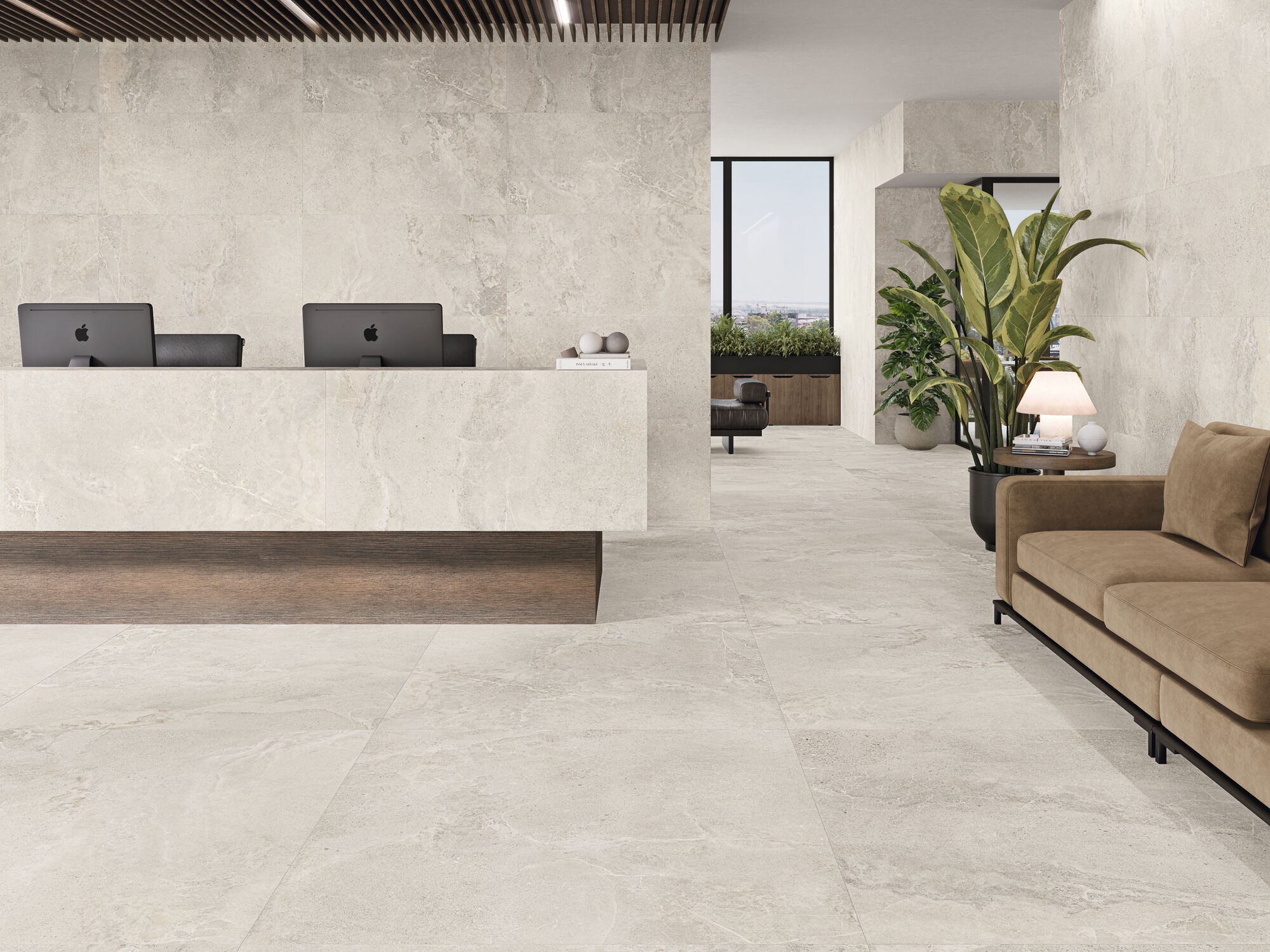 Carrelage Aspect béton  Stone gris pierre 60x60 cm