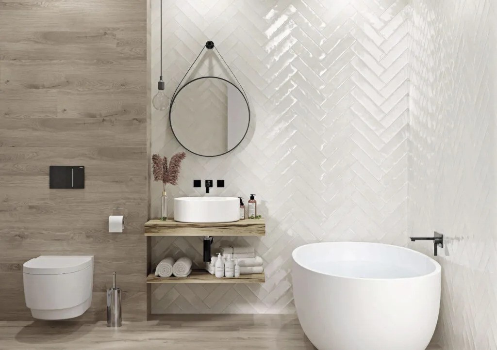 Carrelage zellige Coloro blanc  7.5x30 cm