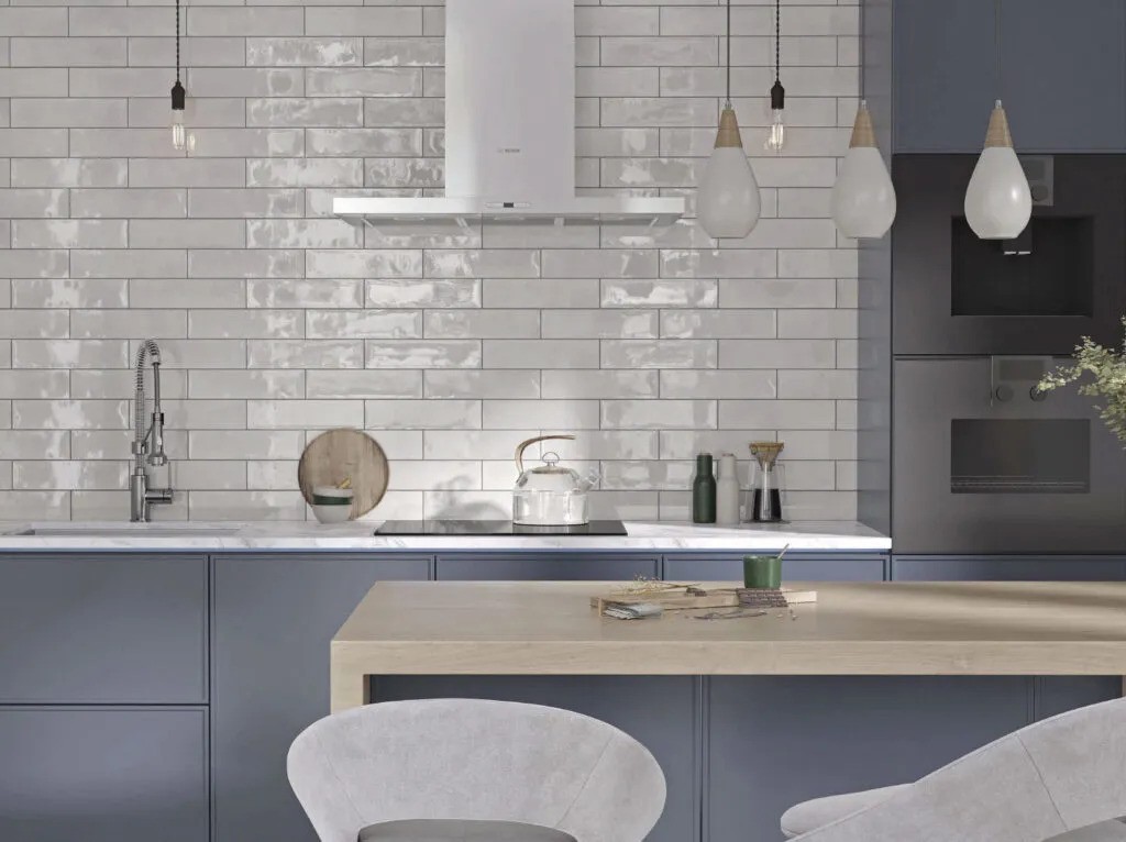 Carrelage zellige Coloro gris  7.5x30 cm