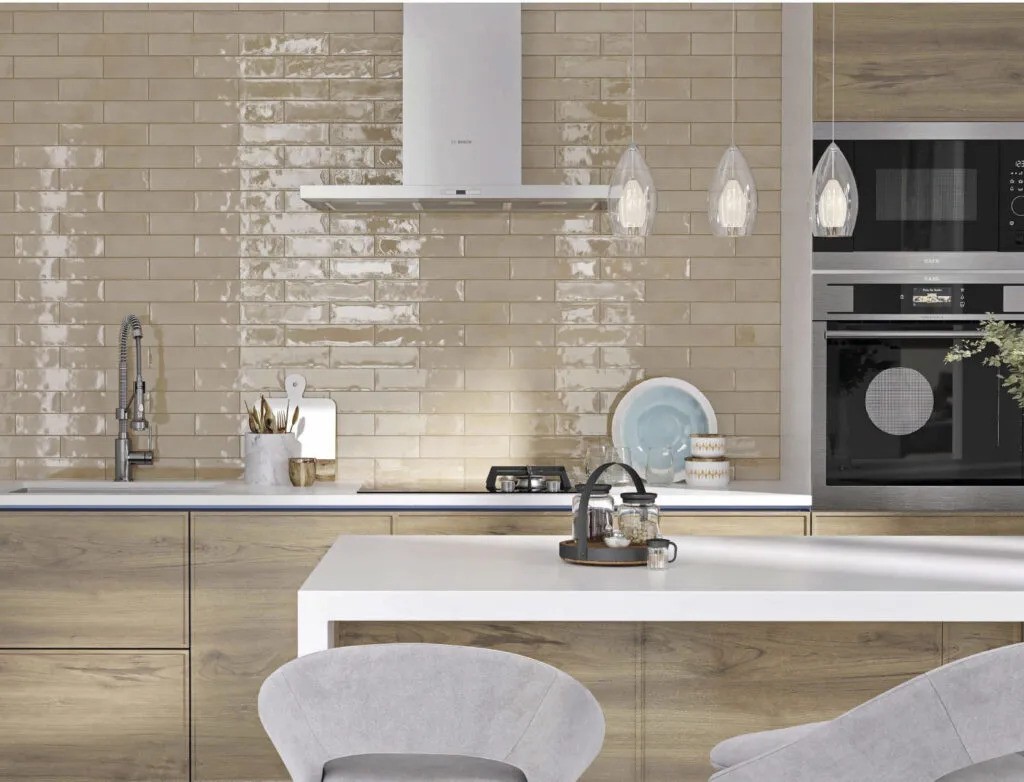 Carrelage zellige Coloro beige  7.5x30 cm