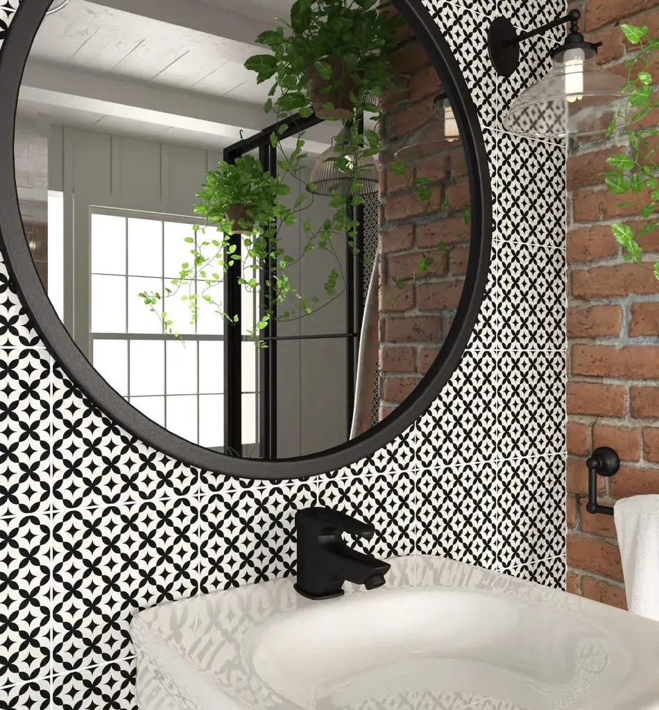 Carrelage carreaux de ciment Cimento motif elégance 20x20 cm