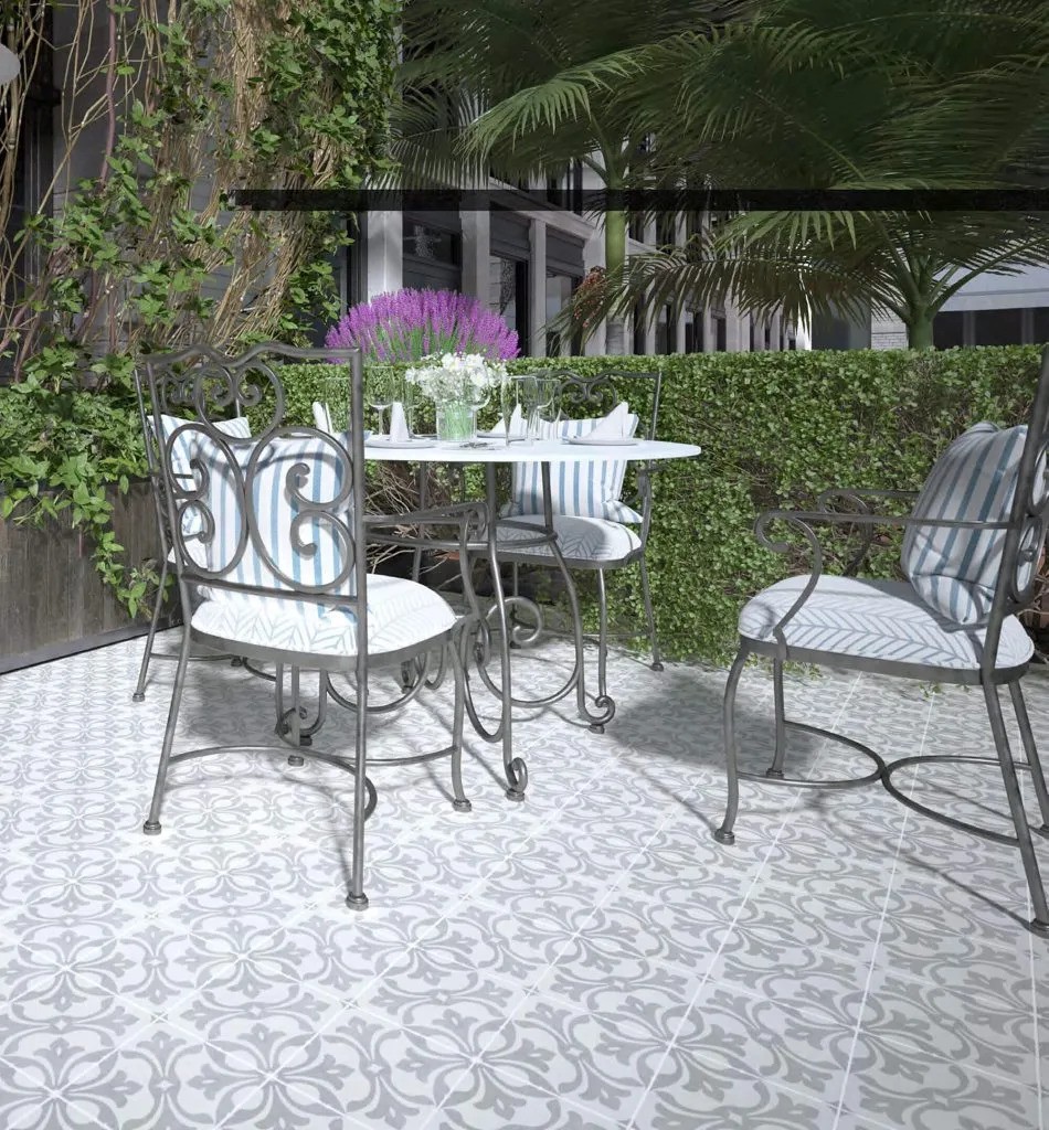 Carrelage carreaux de ciment Cimento motif bella 20x20 cm