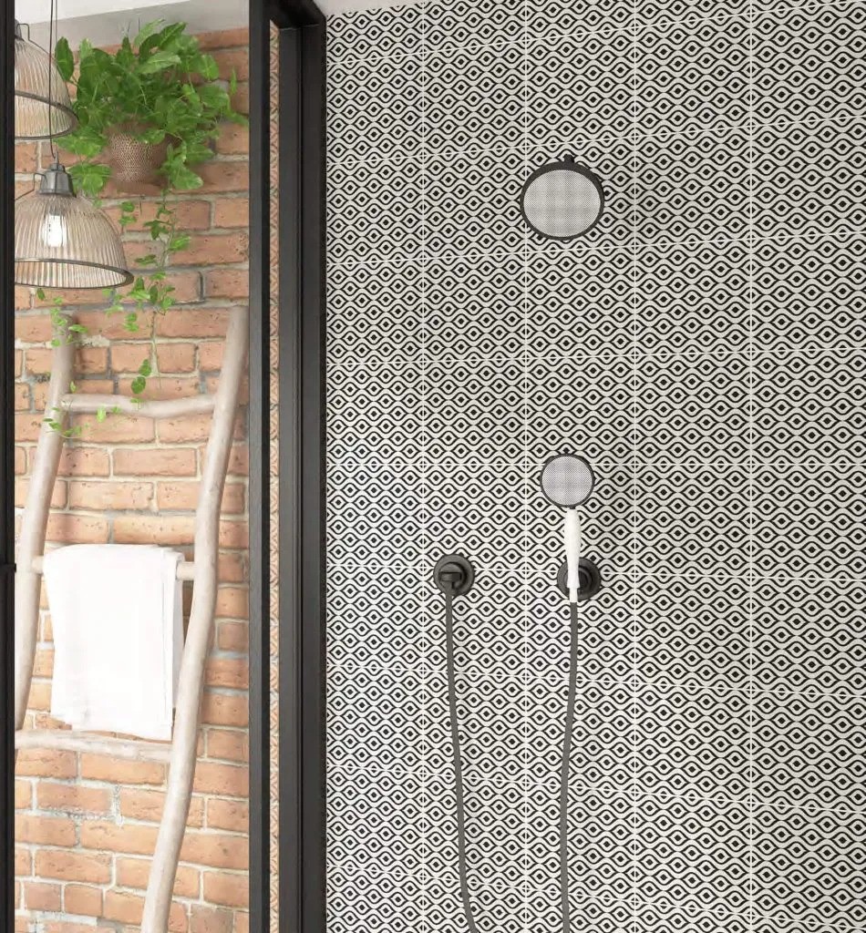 Carrelage carreaux de ciment Cimento motif esprit 20x20 cm