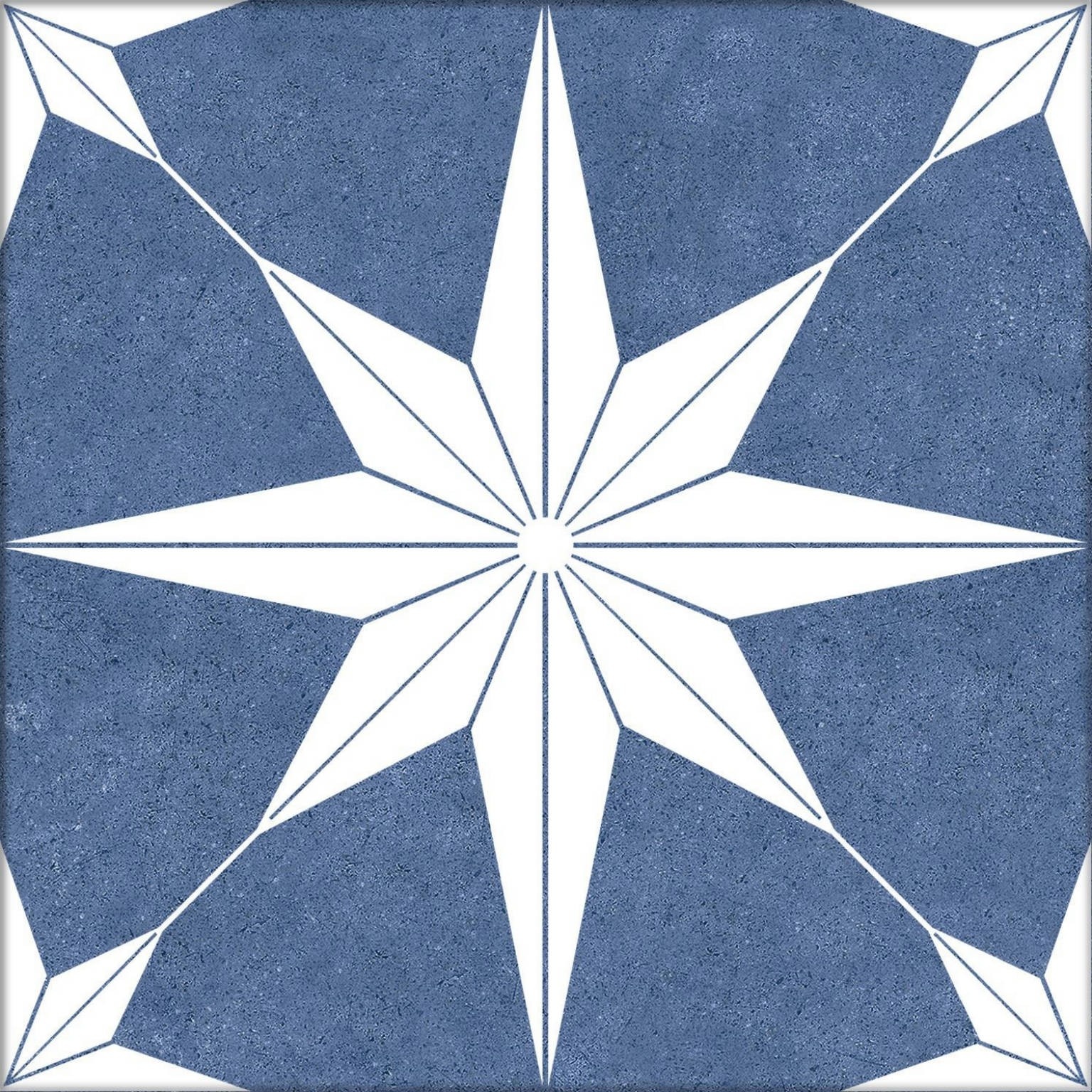 Carrelage Carreaux de ciment eclatia bleu motif  25x25 cm