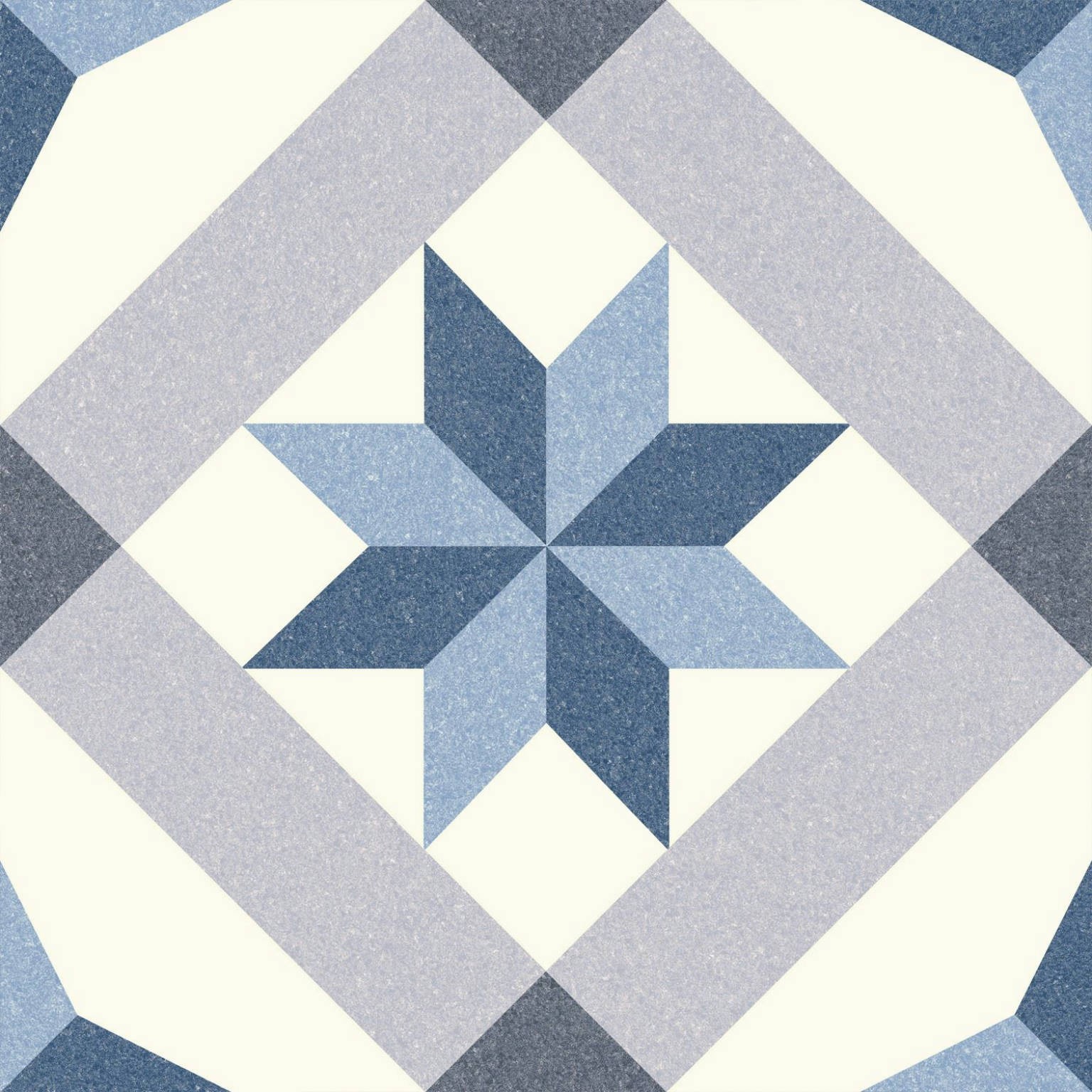 Carrelage carreaux de ciment Laos bleu menton 25x25 cm