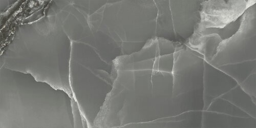 Carrelage aspect marbre Colorado noir  poli 60x120 cm