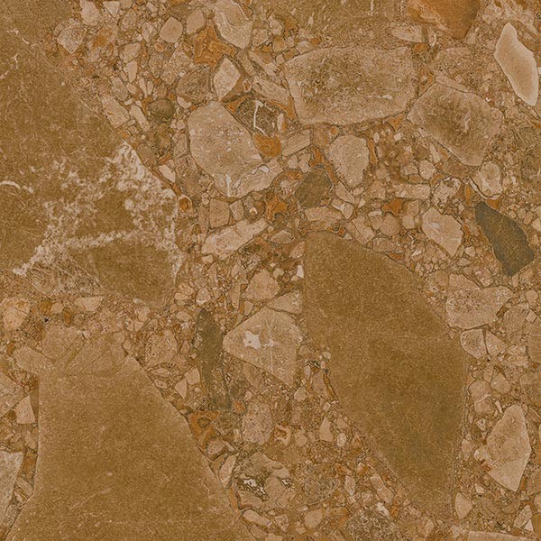 Carrelage Imitation Pierre Crema marron  60x60 cm