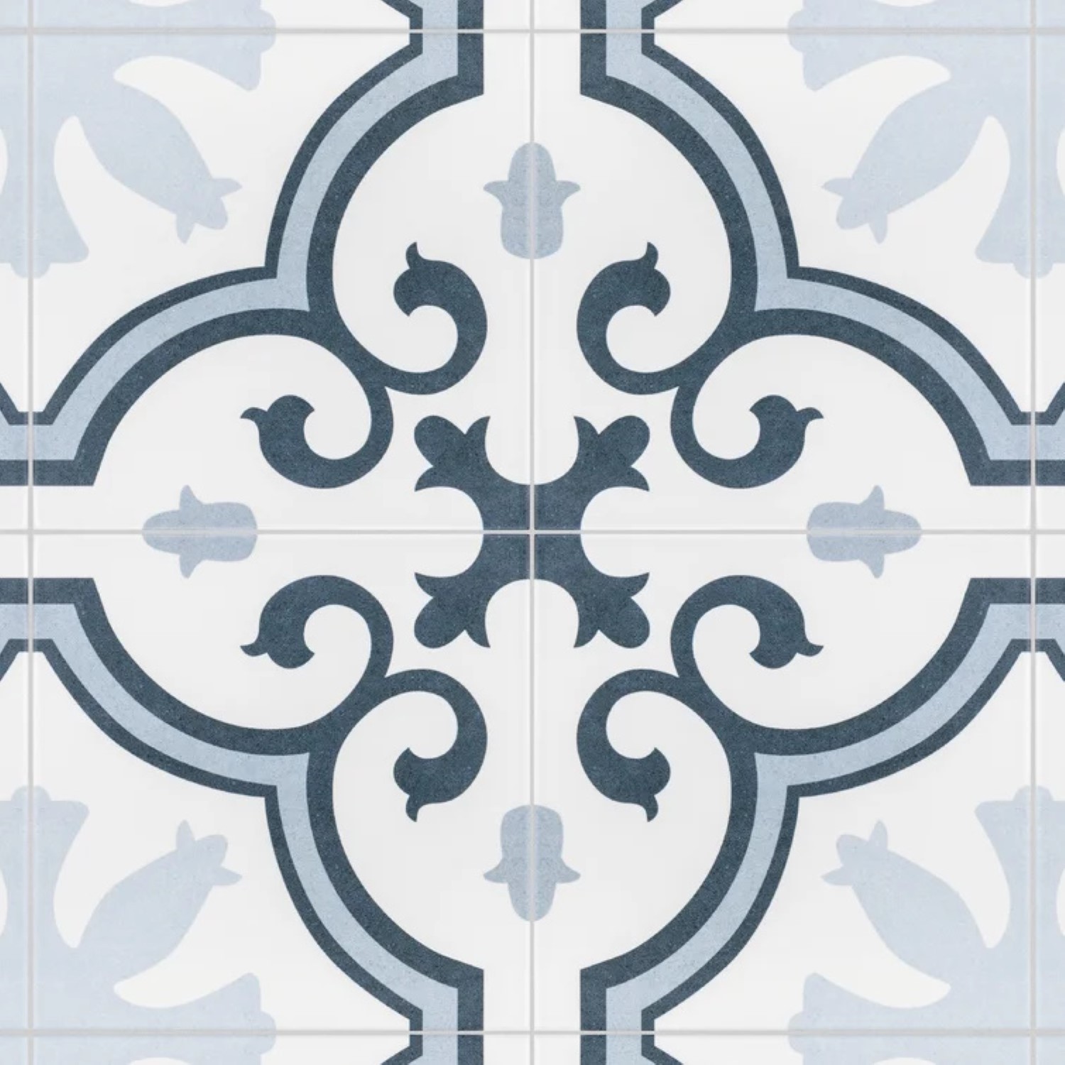 Carrelage carreaux de ciment paviva bleu  25x25 cm