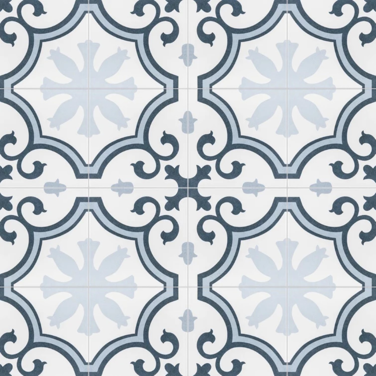 Carrelage carreaux de ciment paviva bleu  25x25 cm